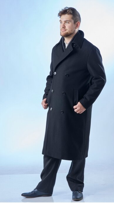 Classic long men's coat