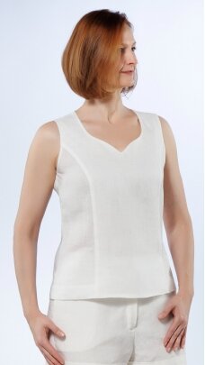 Women's blouse without sleeves