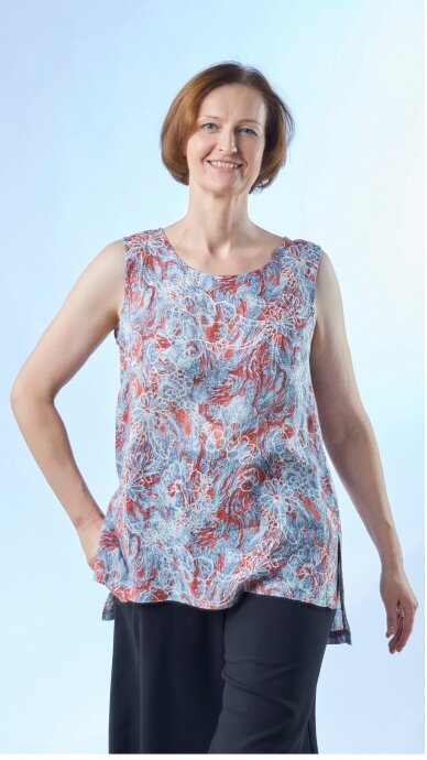 Women's blouse without sleeves 3